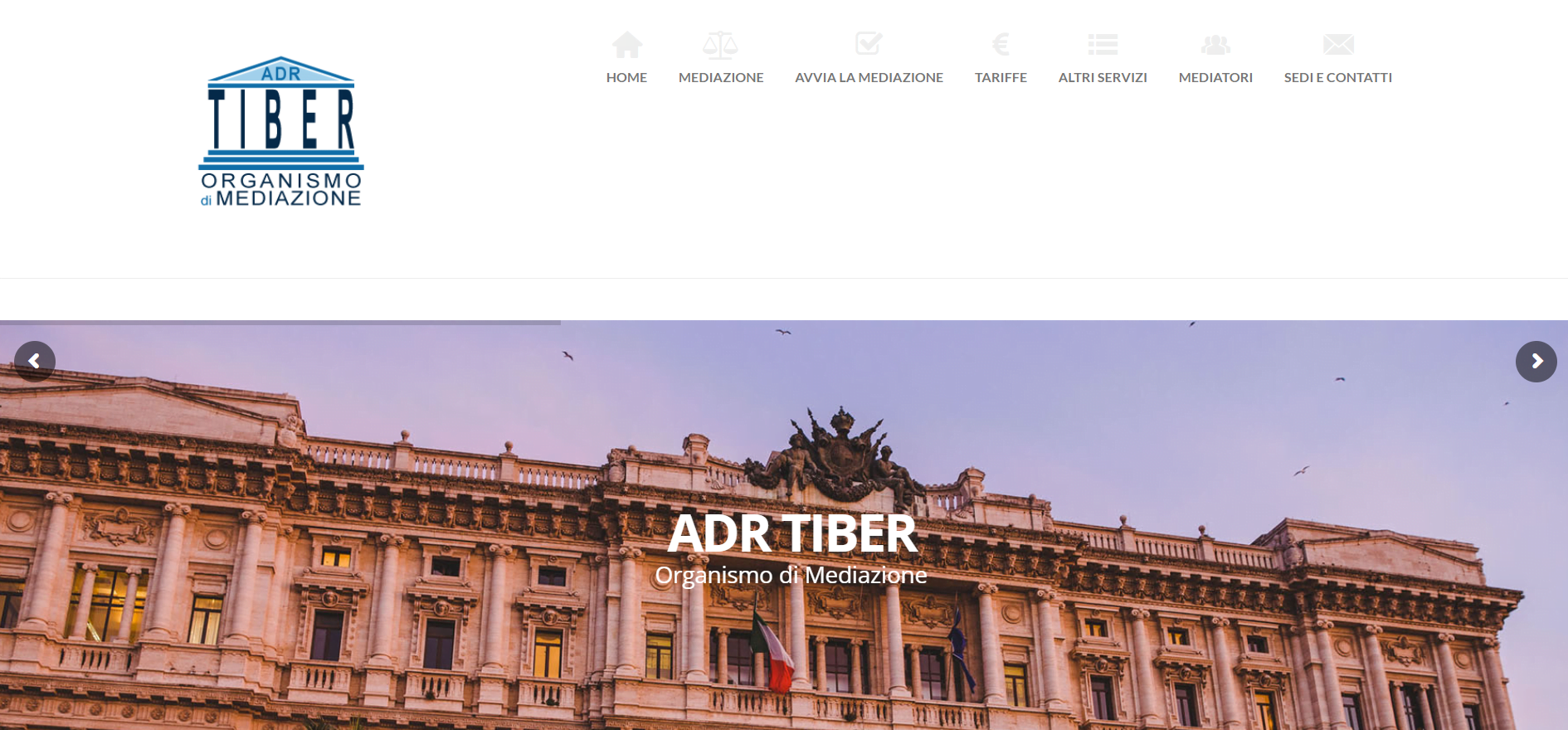 Realizzazione sito web e SEO per Adr Tiber Srl